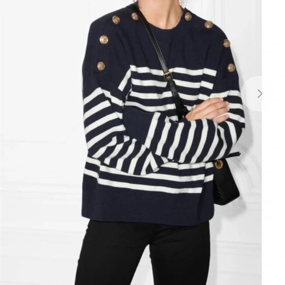& Other Stories Striped Sweater - Picture 1 of 6